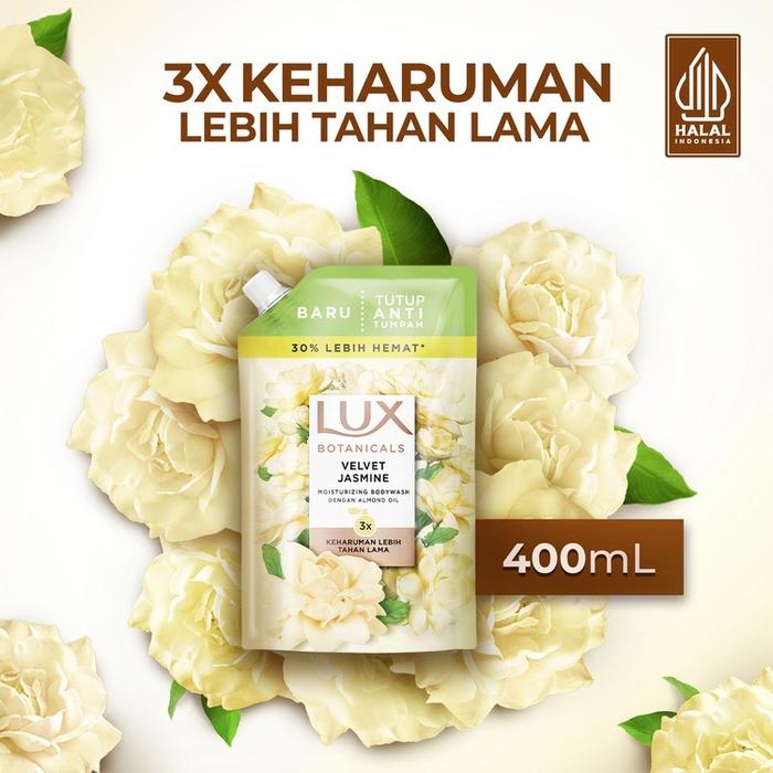 Gambar Lux botanicals sabun mandi cair Velvet jasmine 850ML - Velvet 400ml dari Asistenibu undefined 3 Tokopedia