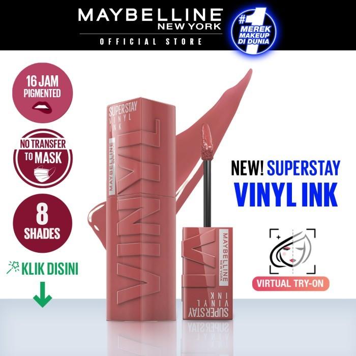 Gambar [KEJAR DISKON] Maybelline Superstay Vinyl Ink Liquid Lipstick -  Peachy dari Maybelline Official Shop undefined Tokopedia