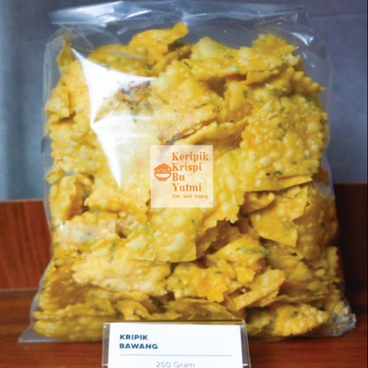 Gambar KERIPIK BAWANG KRISPI 250g/500g - 250 gram dari Keripik Krispi Bu Yatmi undefined Tokopedia