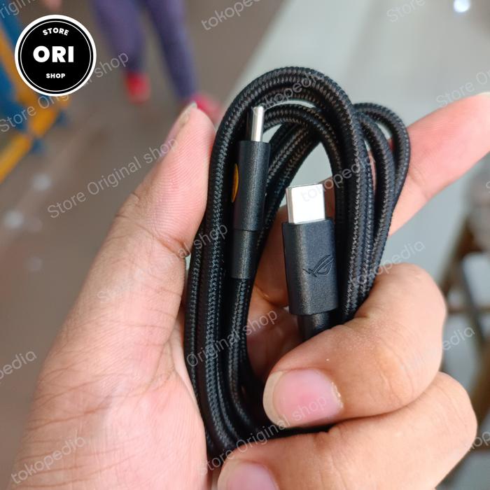 Gambar Charger Adaptor 65W Asus Rog Phone 7 Ultimate Hyper Charge Adaptor Ori - SATU SET KABEL dari Store Original shop undefined Tokopedia