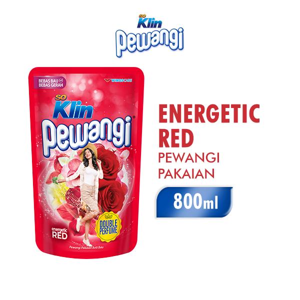 Gambar Soklin Pewangi Pakaian Romantic Energetic 780ml - Energetic Red dari Wings Indonesia undefined Tokopedia
