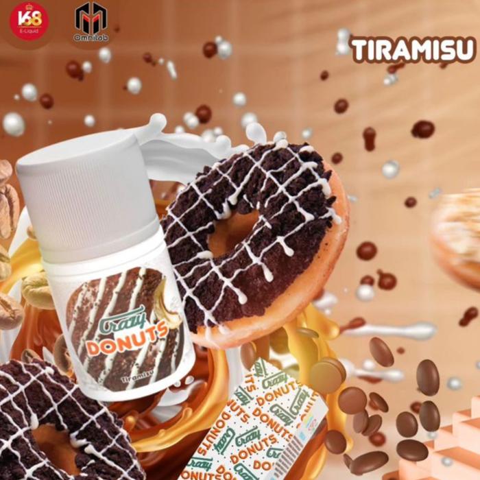 Crazy Donuts Tiramisu 60ML by Omnilab x 168 / Liquid Crazy Donut - FB 6MG  60ML di Jakartavapers | Tokopedia
