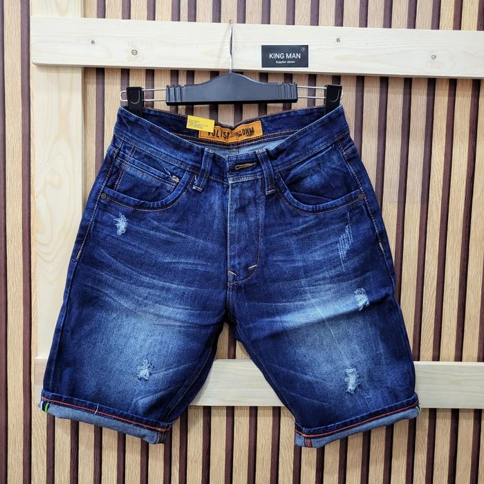 Gambar celana pendek Pria/CELANA SOBEK JEANS - Biru Muda, 32 dari ALIFA FASHION 2 undefined Tokopedia
