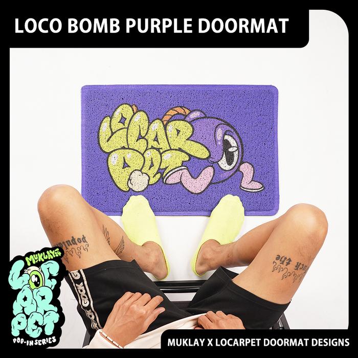 Gambar MUKLAY X LOCARPET - LOCO BOMB PVC MAT - PURPLE dari Locarpet Indonesia undefined Tokopedia