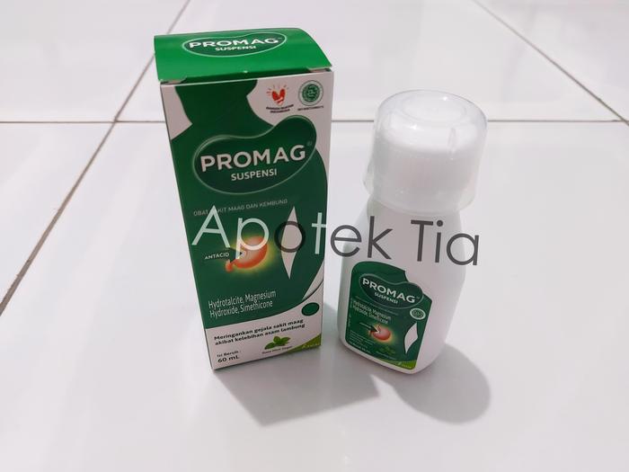 Gambar Promag Cair Sirup Suspensi Untuk Maag dan Kembung Kemasan Botol 60 ml dari Apotek Tia undefined Tokopedia