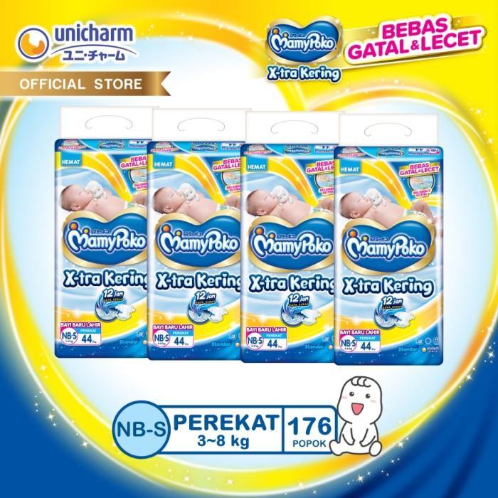 Gambar MamyPoko Popok Perekat Standar - NB-S 44-Popok Bayi-Karton Isi 4ball dari MAMASUSU undefined Tokopedia
