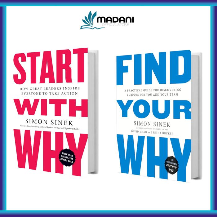Gambar PAKET SPESIAL 2 BUKU Start With Why Dan Find Your Why (English/Indonesia) - 1 PAKET, English dari Madani Bookshop undefined Tokopedia