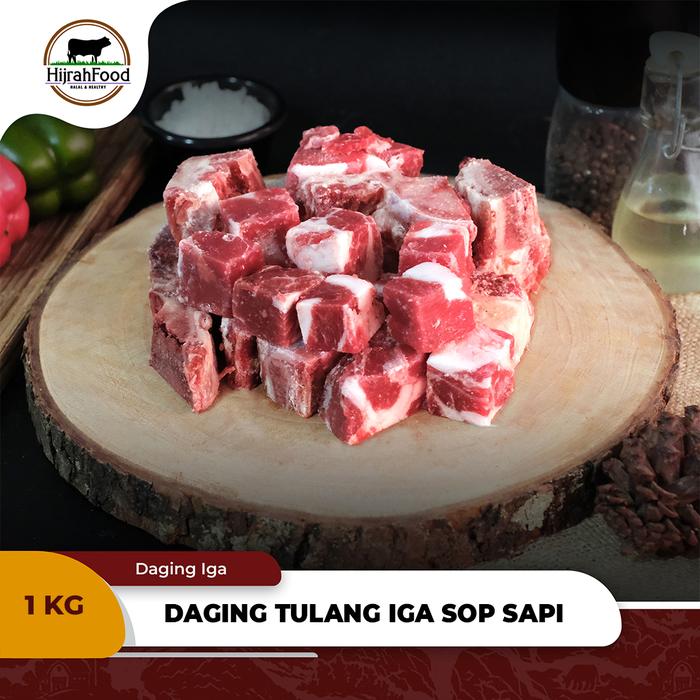 Gambar Hijrahfood Daging Tulang Iga Sop Sapi | Beef Soup Bone Import AUS - 1 kg dari Hijrahfood Meatshop undefined Tokopedia