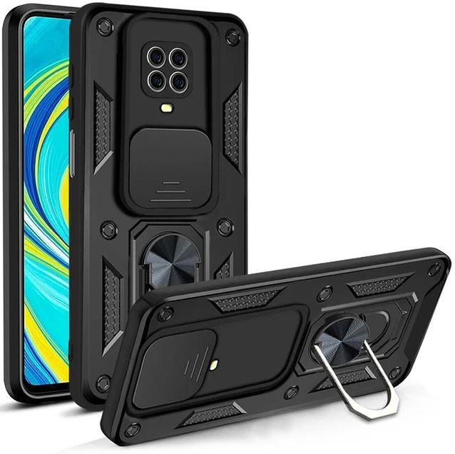 Gambar Hard Case Xiaomi Redmi Note 9 Pro Armor Defence Slide Cover - Hitam dari Caselova Store undefined Tokopedia