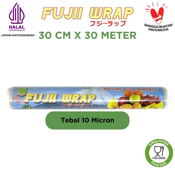 Gambar Fujii Wrap Plastik Cling Wrap - Plastik Wrapping - Pembungkus Makanan - 30 CM X 25 M dari Dexian Store undefined Tokopedia