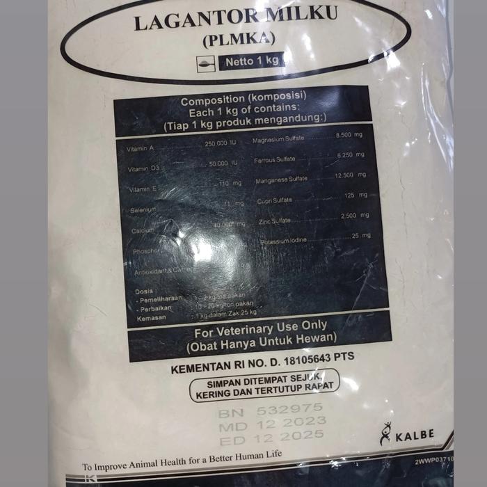 Gambar Lagantor Milku - Premix Pakan Ternak dari PutriGunungFarmBogor undefined Tokopedia