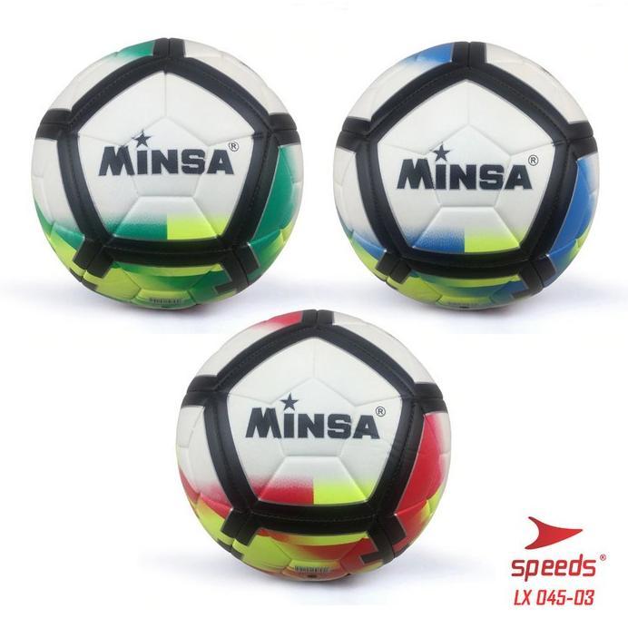 Gambar bola futsal bola kaki sepak football minsa size 5 62cm international - Hijau dari utayastore undefined Tokopedia