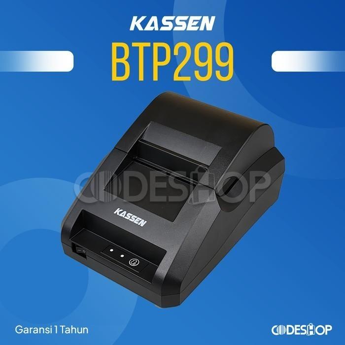 Gambar Printer Bluetooth Kasir Thermal Kassen 58 mm USB dan BT P299 dari CODESHOP MAKASSAR undefined Tokopedia
