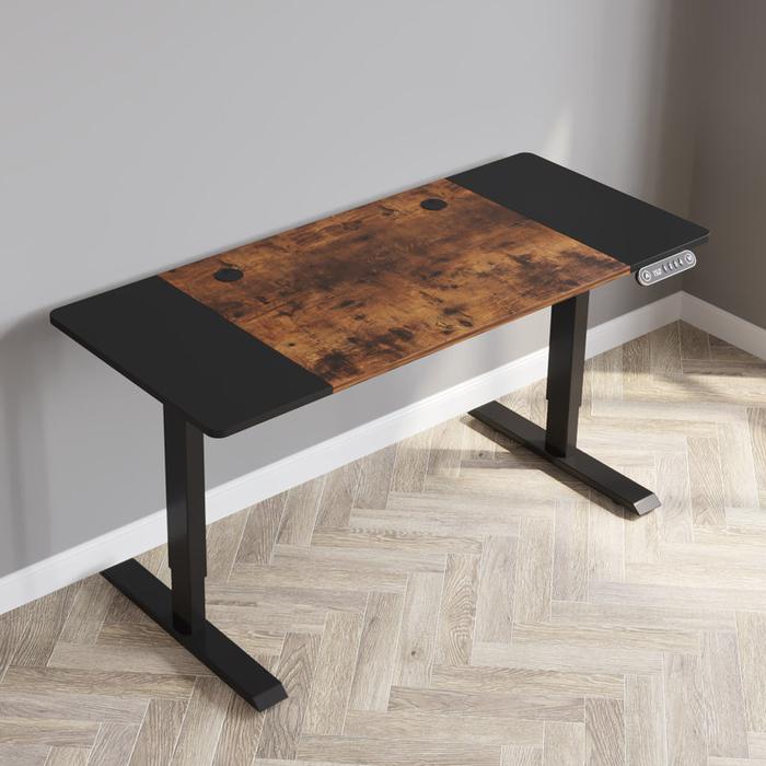 Gambar Mxtark 55 inches 1.4M Electric Standing Desk Height Adjustable Table - Brown dari Mxtarkdesk undefined Tokopedia