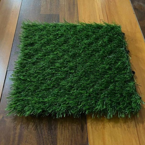 Gambar Lantai Kayu Decking Tile Jati Bongkar Pasang - Ubin Parket - Parquet - Tile Rumput dari Rumah Decking undefined Tokopedia