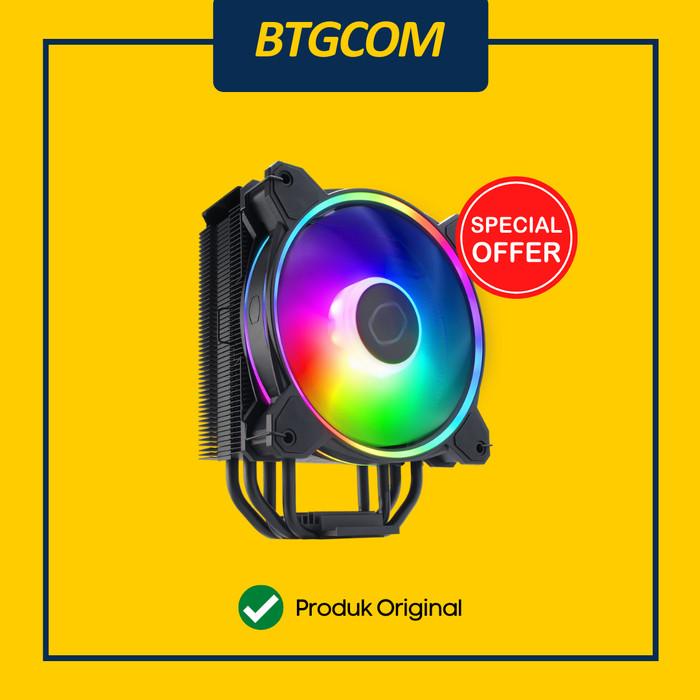 Gambar COOLER MASTER HYPER 212 HALO ARGB BLACK/WHITE CPU FAN PROCESSOR COOLER - Hitam dari btgcom undefined Tokopedia
