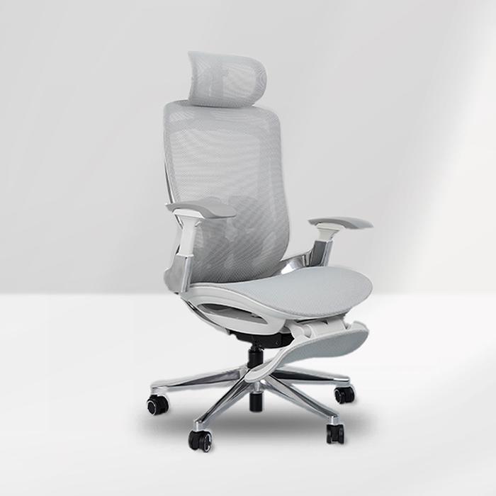 Gambar Neo Envol C2 - Premium Ergonomic Office Chair | Kursi Kantor Ergonomis - White-Grey dari Noir Gear Official Store undefined Tokopedia