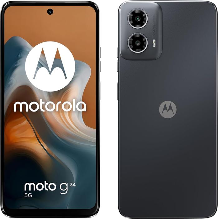 Gambar Motorola Moto g34 5G 5000mAh 4/128GB 50MP Android 14 Smartphone - Hitam dari Hello El Official undefined Tokopedia