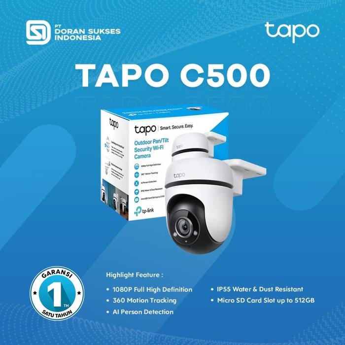 Tp Link Pan Tilt Outdoor Wifi Camera Jual TP Link Tapo C500 1080P
