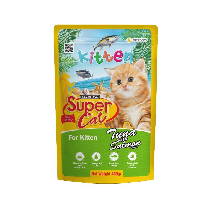 Gambar Makanan Kucing Supercat 400g Pouch SUPER CAT [GOJEK-GRAB] dari BUKA PETSHOP undefined 5 Tokopedia