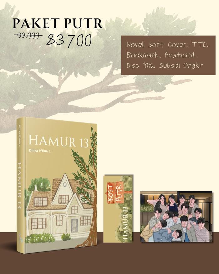 Gambar Pre Order Buku Novel Hamur 13 - Dhiya Iftina. L - Bumifiksi - PAKET PUTR dari BumifiksiJogjakarta Kab. Sleman Tokopedia