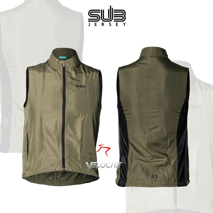 Gambar VEST Sub Jersey Luminous Collection Olive/Gold Sepeda Gowes Subjersey - Luminous Olive, M dari Velociteid undefined Tokopedia