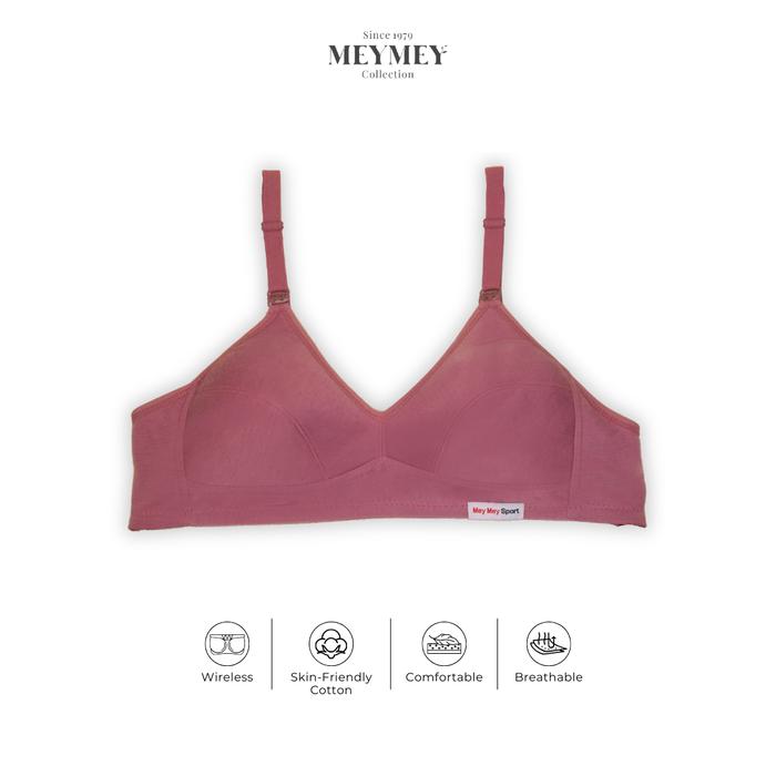 Gambar BH SPORT / BRA SPORT TANPA BUSA / BRA OLAH RAGA WANITA / MEYMEY - MAGENTA, 34 dari meymeyofficial undefined Tokopedia