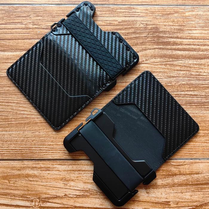 Gambar dompet kartu metal case card holder smart wallet kredit card rfid - XL Carbon dari GorgioClick undefined Tokopedia