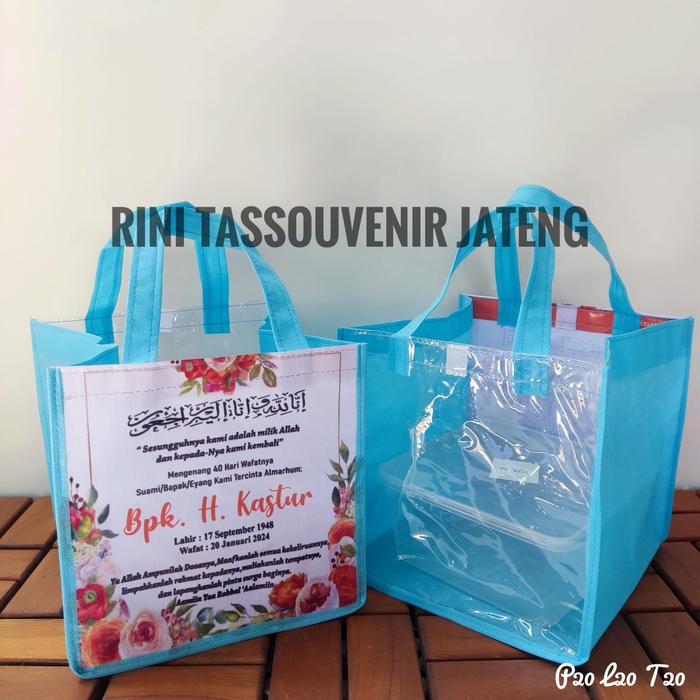 Gambar Tas Hajatan Sembako - Tas Hajatan Custom Ukuran - Tas sembako Custom - 20*20*20 dari Rts Souvenir undefined Tokopedia