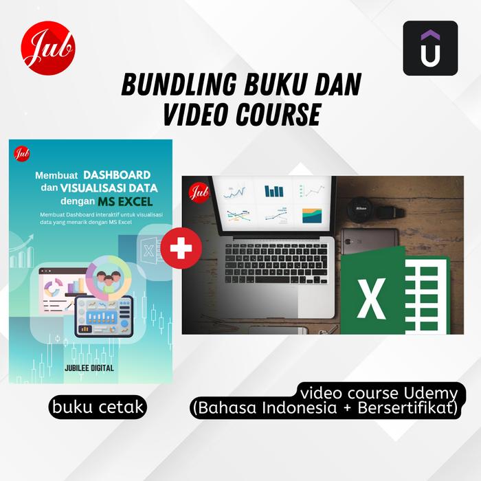 Gambar Analisis dan Visualisasi Data - MS Excel+Udemy dari Jubilee ID Shop undefined Tokopedia