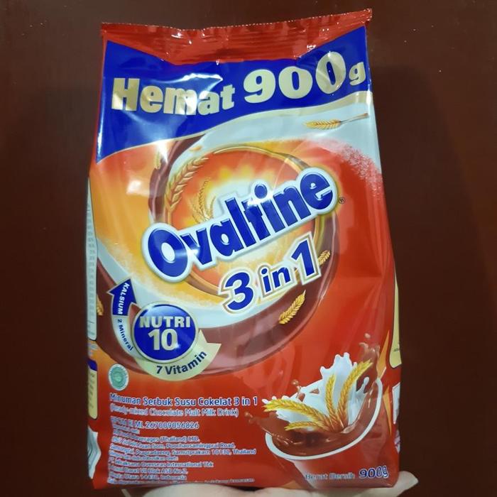 Gambar Ovaltine Classic Ovaltine 3 in 1 Susu Bubuk Coklat BPOM Halal - Classic 900 gr dari STAR OFFICIAL INDONESIA undefined 3 Tokopedia