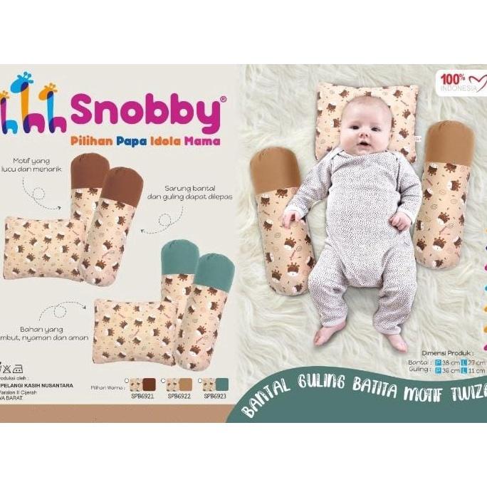 Gambar Diskon Surprise Snobby Bantal Guling Bayi Batita Set Twiza Series - Banset Brown dari pranawanewonline undefined Tokopedia