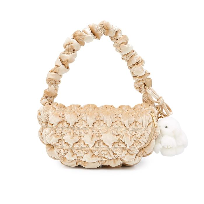 Gambar [ORI NEW] Jelly Bunny Cole Velvet Bags | READY STOCK - Beige dari Rerejastip undefined Tokopedia