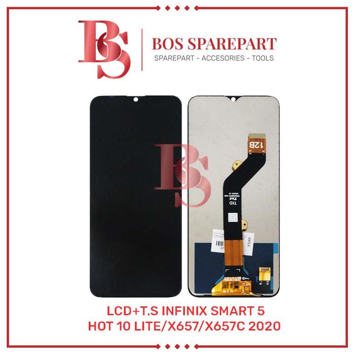 Gambar LCD TOUCSCREEN INFINIX SMART 5 / HOT 10 LITE / X657 / X657C - INCELL SUPER, Hitam dari BOS SPAREPART PGC undefined Tokopedia