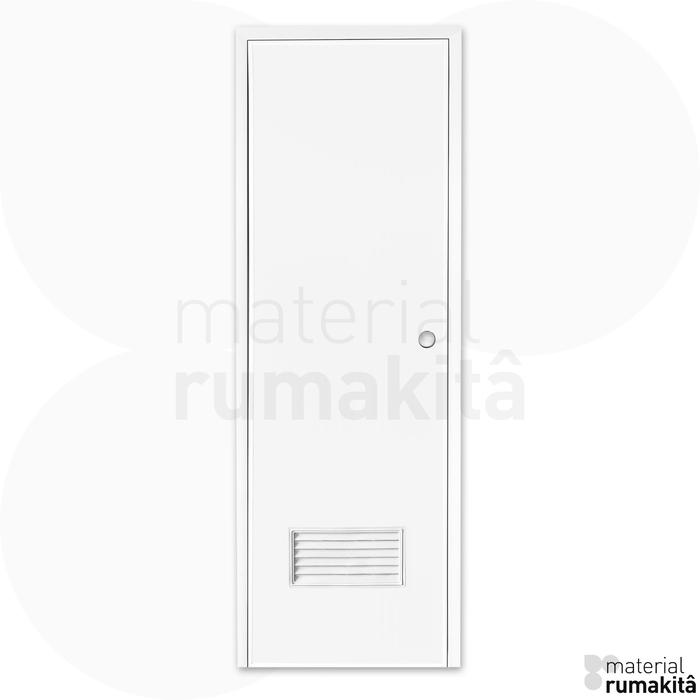 Gambar PINTU KAMAR MANDI PVC / PINTU PVC POLOS - Putih dari material rumakita undefined Tokopedia