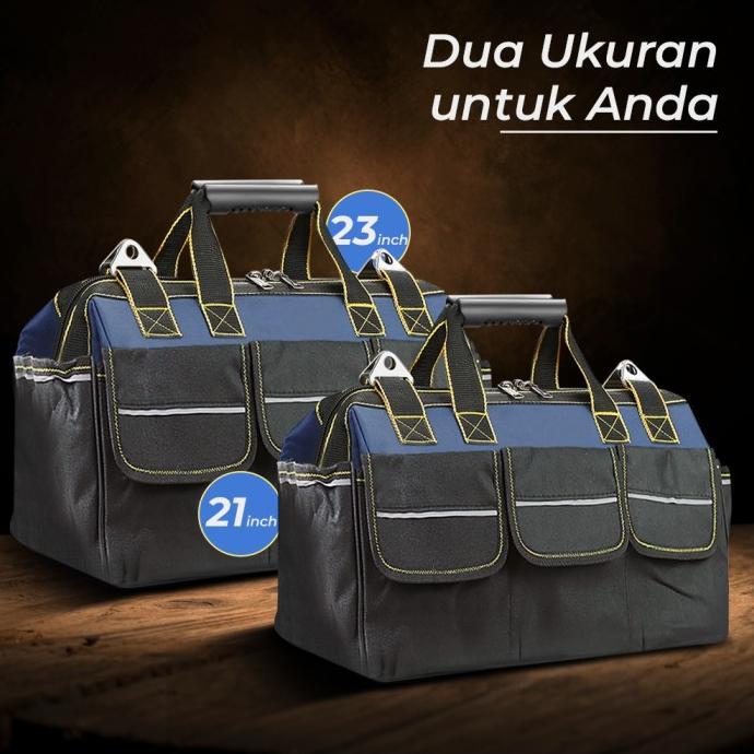 Gambar Tas perkakas tukang storage tool bag toolbag waterproof 23" 21inch - 21 inch dari TaufikStore93 undefined Tokopedia