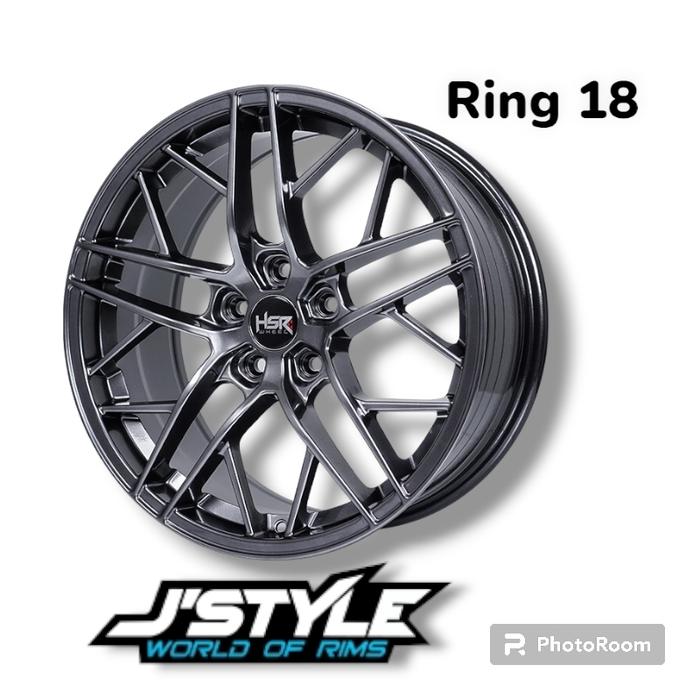 Gambar Velg mobil racing r18 cocok untuk HRV,BRV,ACCORD,CAMRY INNOVA RING 18 dari JStyle World of Rims undefined Tokopedia