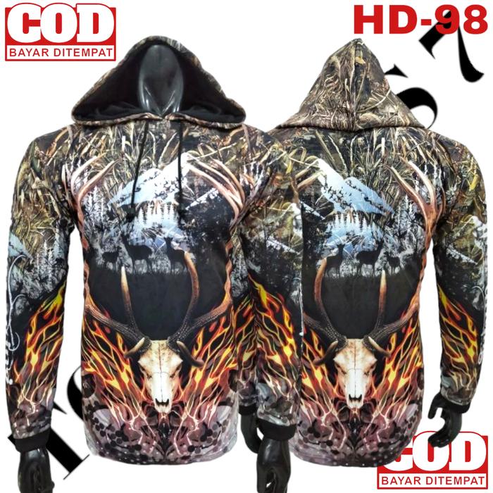 Gambar BAJU JERSEY HOODIE DEWASA HUNTER CLUB BERBURU TEMBAK BERTOPI HUNTING - M dari TO SPORTS 7 undefined Tokopedia