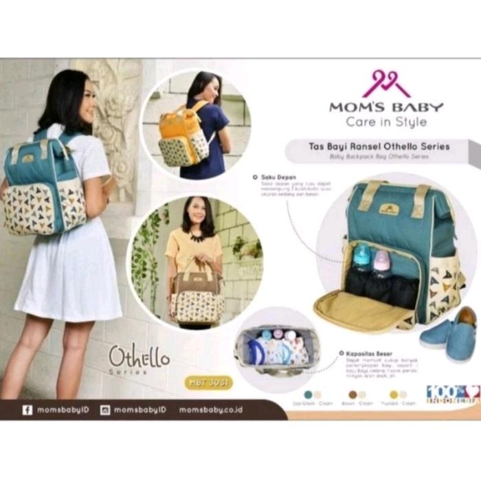 Gambar Mom's Baby Tas Bayi Ransel Diaper Bag Othello Series - MBT3031 dari KNS by kakaNdin undefined Tokopedia