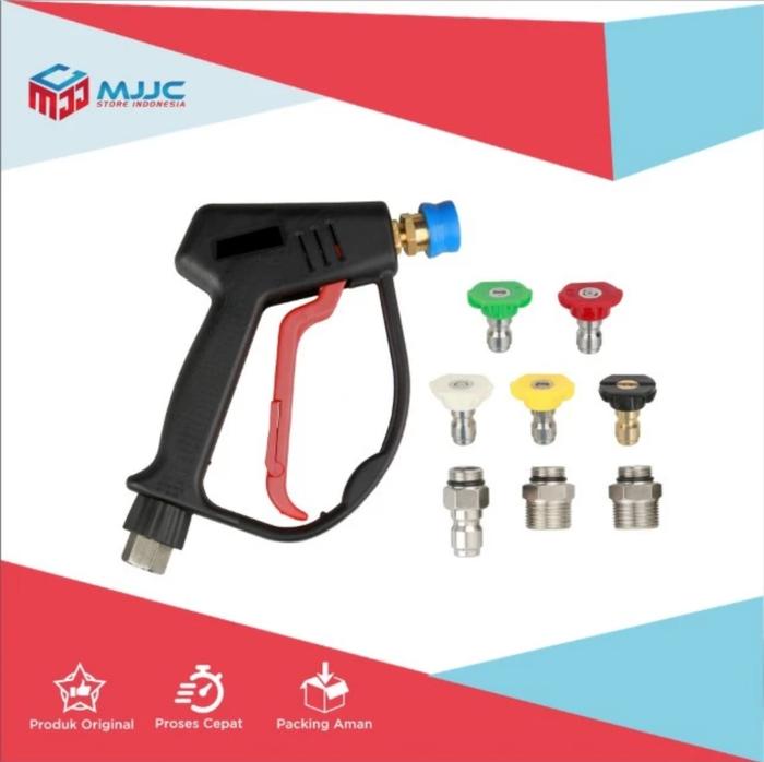Gambar Jet Cleaner Gun High Pressure / Gun Pendek / Short Gun Car Wash - Old dari MJJC Store Indonesia undefined Tokopedia