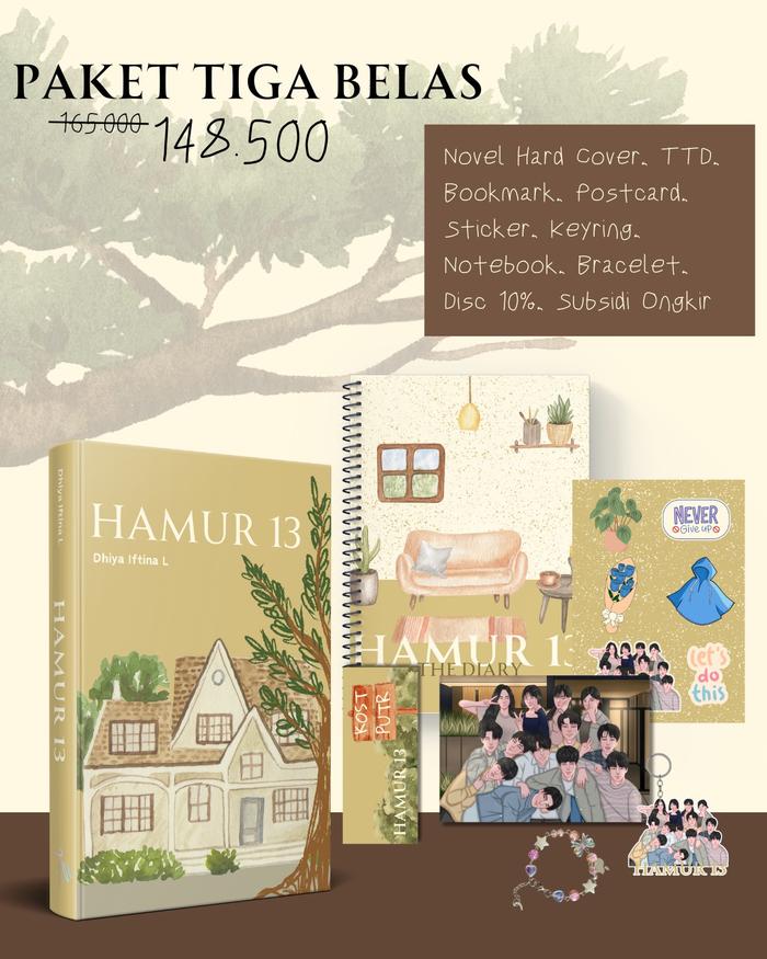 Gambar Pre Order Buku Novel Hamur 13 - Dhiya Iftina. L - Bumifiksi - PKT  TIGA BELAS dari BumifiksiJogjakarta Kab. Sleman Tokopedia
