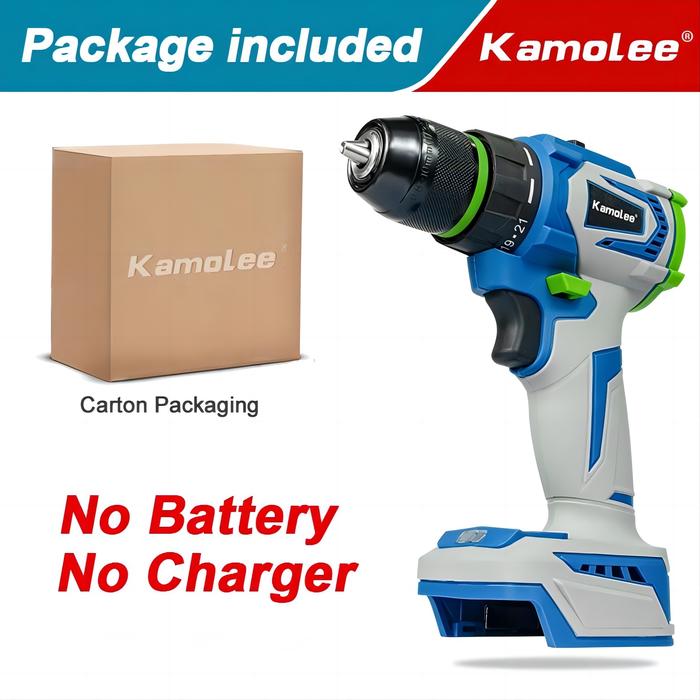 Gambar Kamolee Mesin Bor Baterai Cordless Drill Kamolee Terbaru - Bor Listrik 10mm Brushless Lithium Power Drill 450Nm - Unit Only dari Great Alat listrik undefined Tokopedia