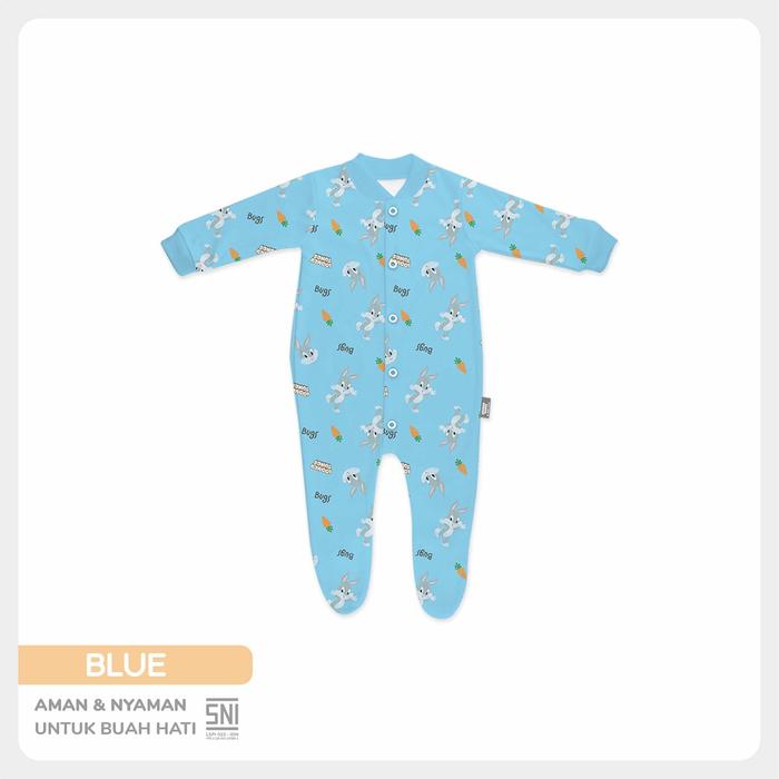 Gambar FLUFFY Sleepsuit Looney Tunes (Isi 1Pcs) KDSK LFR SML - BLUE, 9-12 Bulan dari Fluffy Baby Store undefined Tokopedia