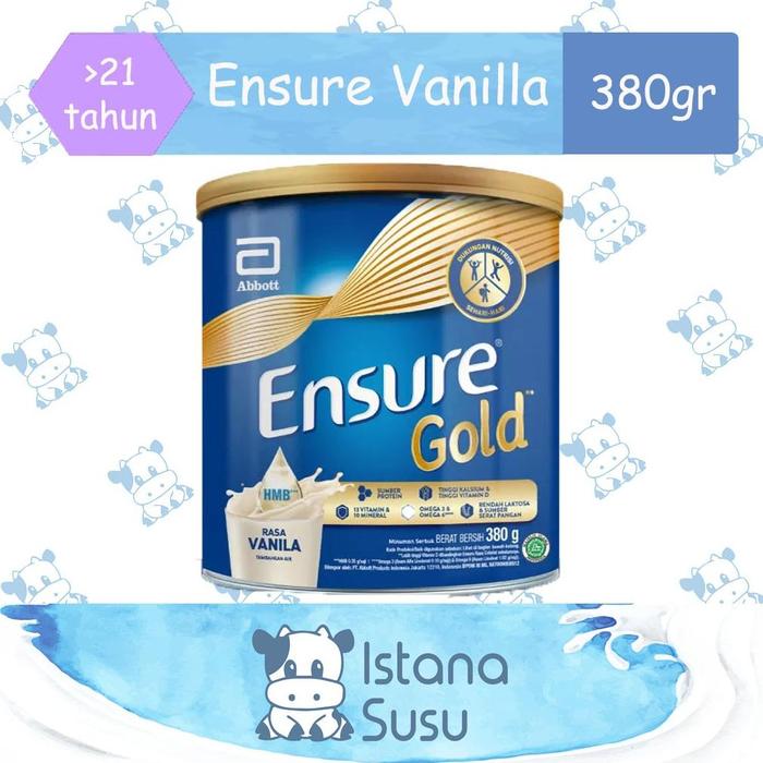 Gambar Ensure Gold Vanila Cokelat 400g / 850g - Vanilla 380gr dari STAR OFFICIAL INDONESIA undefined Tokopedia
