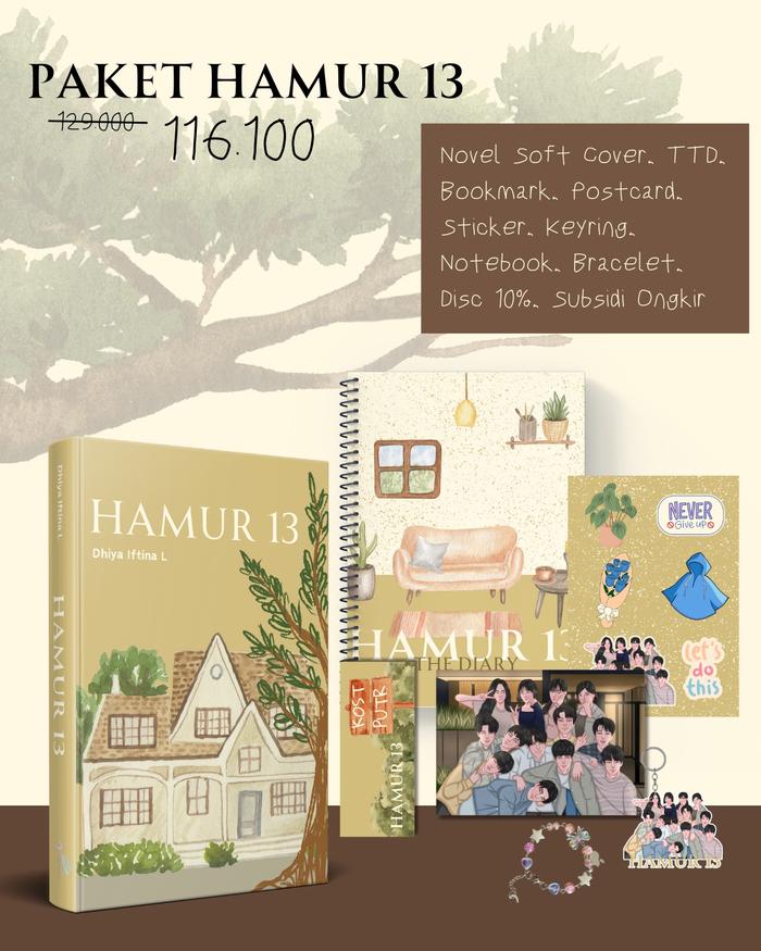 Gambar Pre Order Buku Novel Hamur 13 - Dhiya Iftina. L - Bumifiksi - PAKET HAMUR 13 dari BumifiksiJogjakarta Kab. Sleman Tokopedia