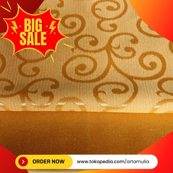 Gambar BAHAN GORDEN METERAN GOLD KAIN GORDEN JENDELA CURTAIN KAIN JENDELA - 2 dari ARTA MULIA DECORATION undefined Tokopedia