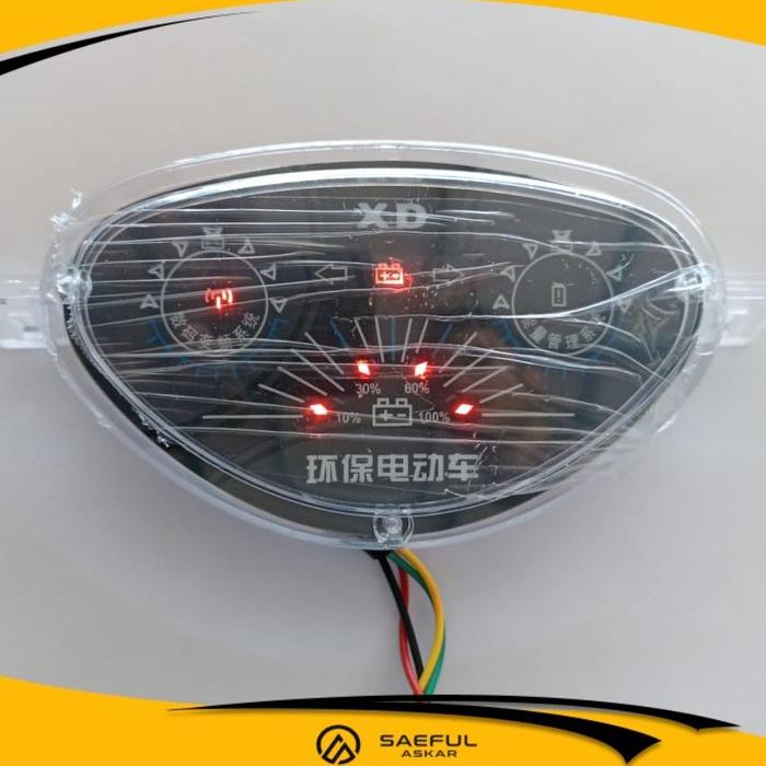 Gambar Display Indikator Speedometer Sepeda Listrik Motor Listrik 48v 60v 72v - Model A dari elektrishop undefined Tokopedia