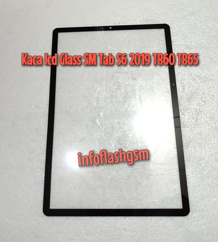 Gambar Kaca Depan Lcd Touchscreen Glass Samsung Tab S6 2019 T865 T860 - Hitam dari infoflashgsm undefined Tokopedia