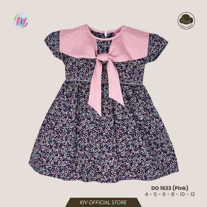 Gambar Dress Anak Perempuan Katun Motif Flower DO 1623 GROSIR - 1-2-3 dari KIV undefined 5 Tokopedia