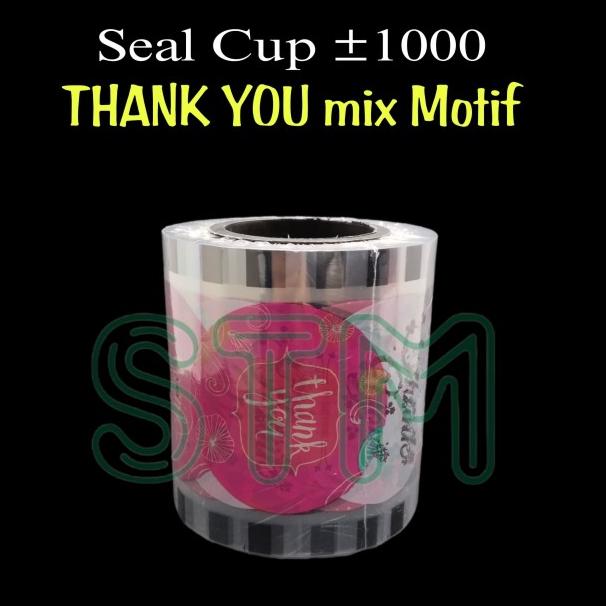 Gambar Sealer cup Plastik/Cup Sealer STM/Sealer Cup Plastik Minuman 1000cup - Thank You MIX dari CHAZONE-STM undefined Tokopedia